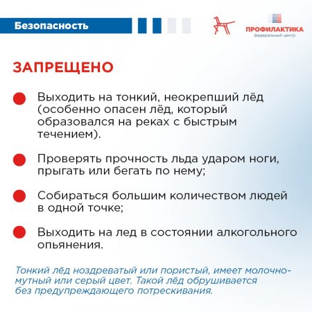 Весной лед представляет собой большую опасность! 