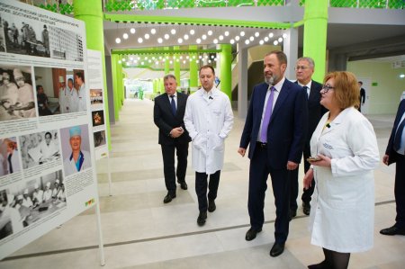 Игорь Комаров и Радий Хабиров посетили Республиканский кардиоцентр